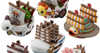 Navios Piratas de One Piece: Merry Go, Thousand Sunny, Red Force, Moby Dick e Baratie (Blind-Box)