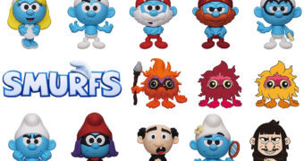 Chaveiros “The Smurfs Movie” 3D Figural Bag Clips (Blind-Bag)