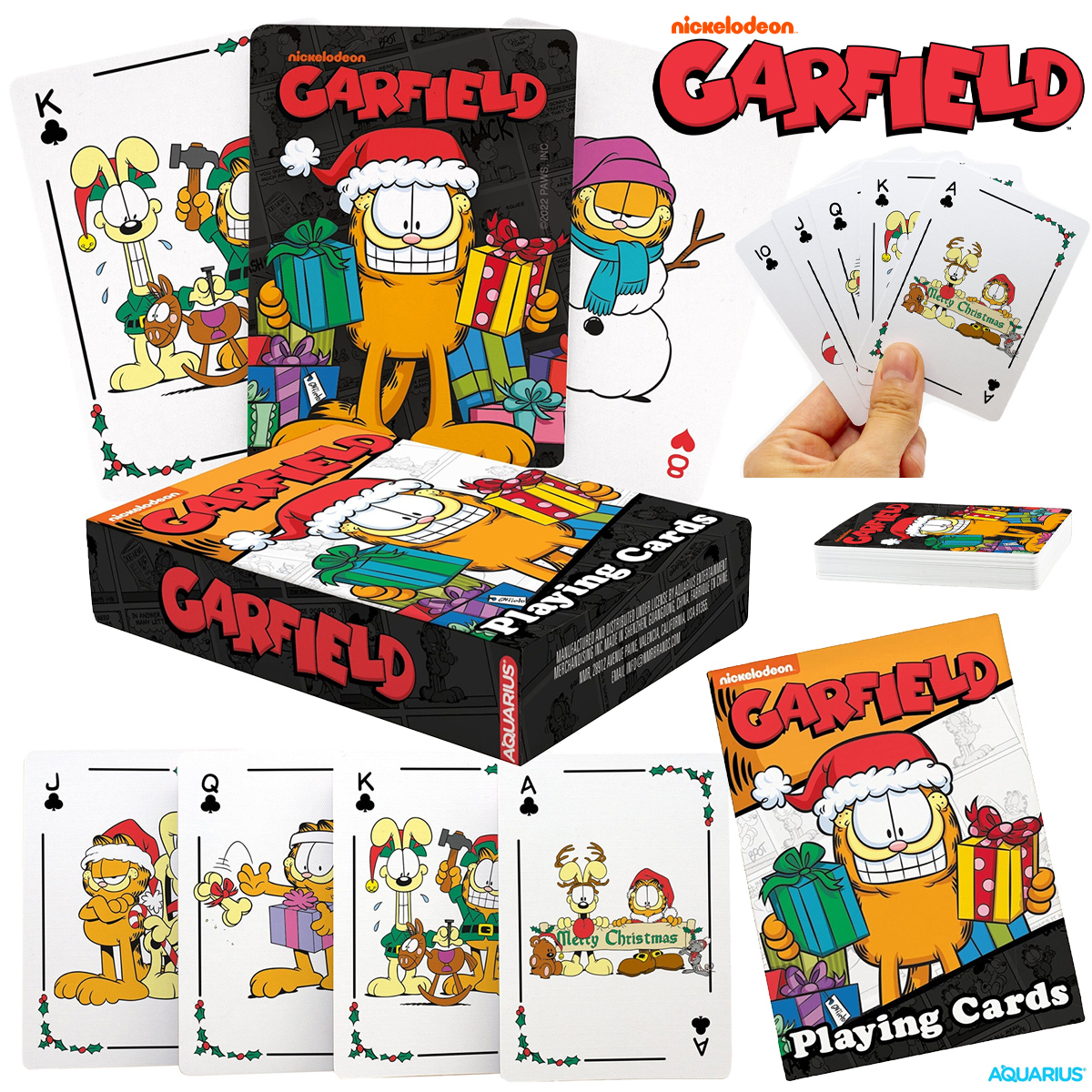 Baralho Garfield no Natal