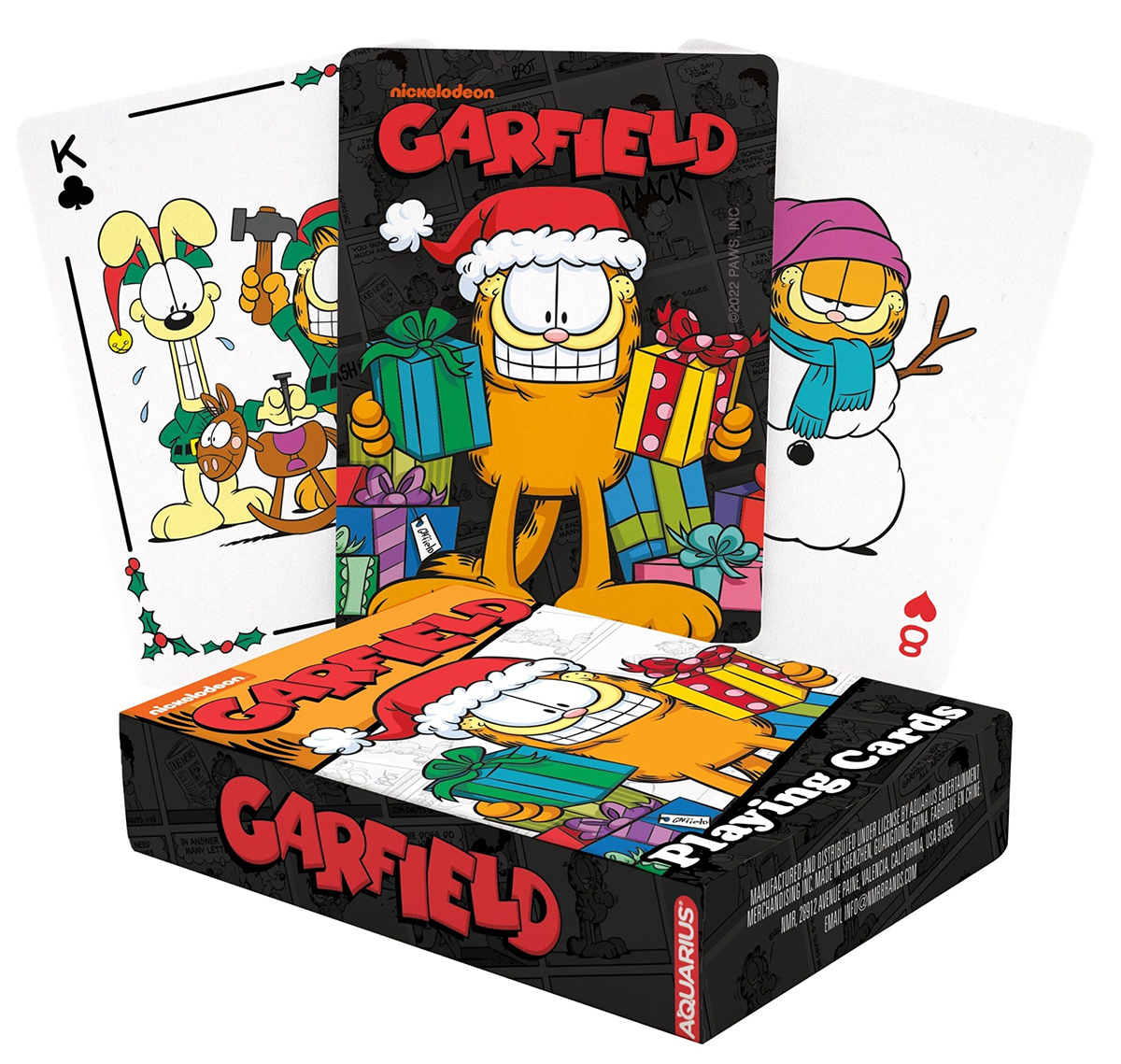 Baralho Garfield no Natal