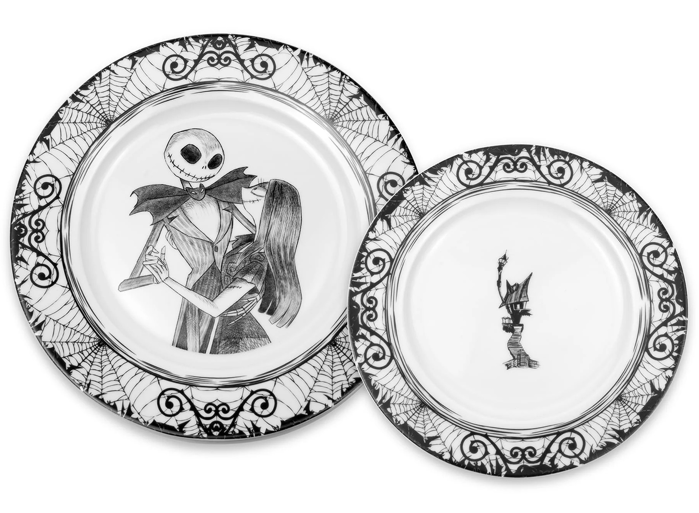 The Nightmare Before Christmas 16-Piece Ceramic Dinnerware Set