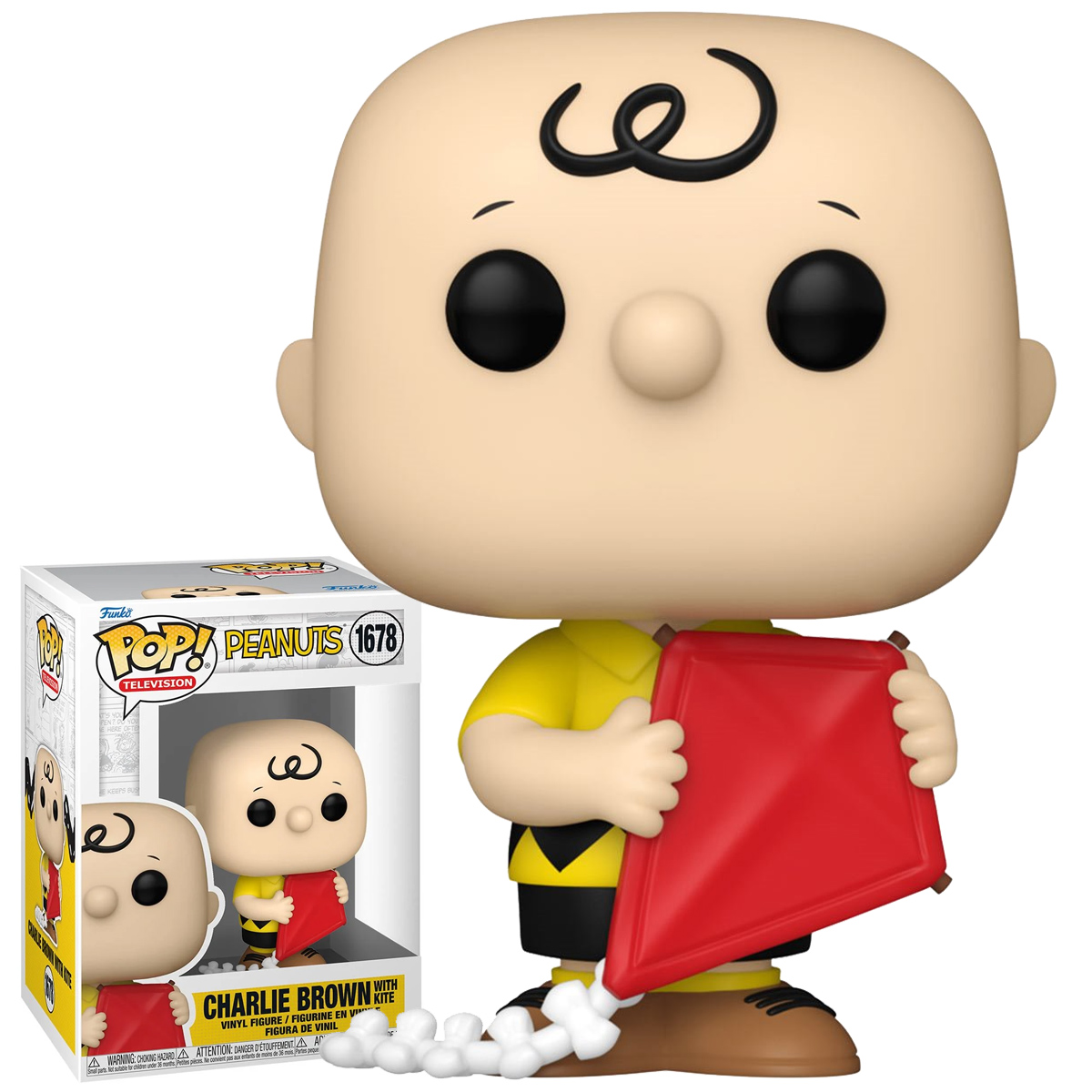 Bonecos Pop! Peanuts com Charlie Brown e Snoopy