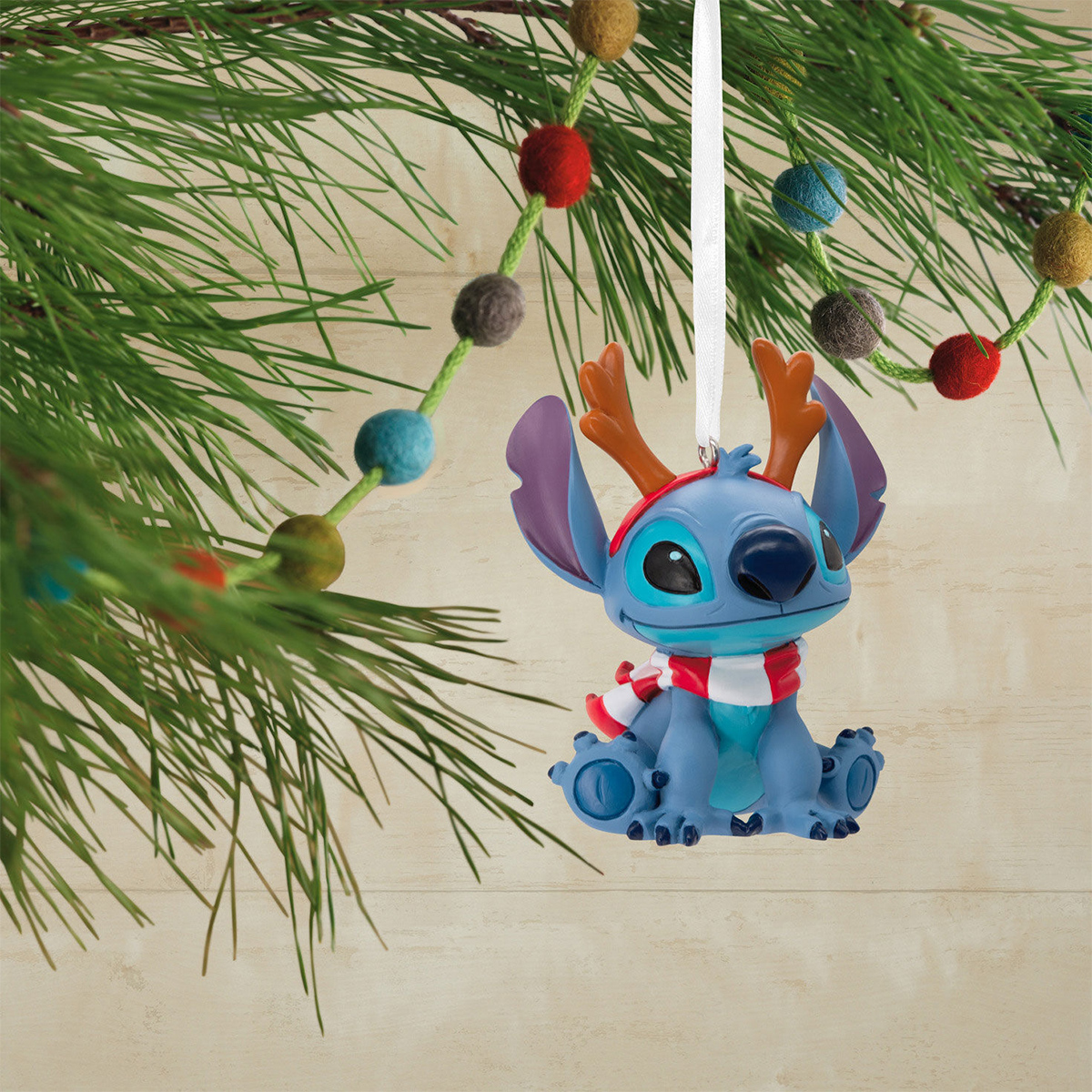 Stitch Christmas Ornament, the Genetic Experiment #626, as Natalina Reindeer