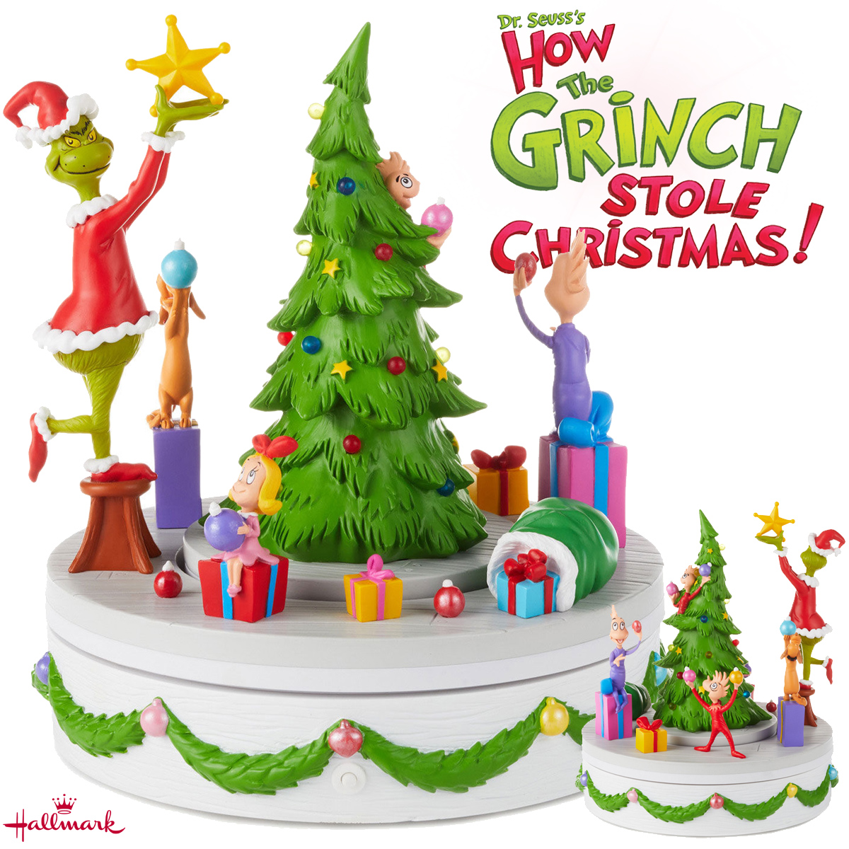 Caixa de Música Como o Grinch roubou o Natal!