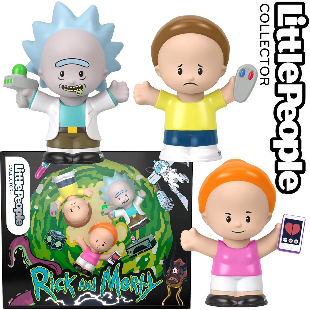 Bonecos Little People Collector Rick and Morty