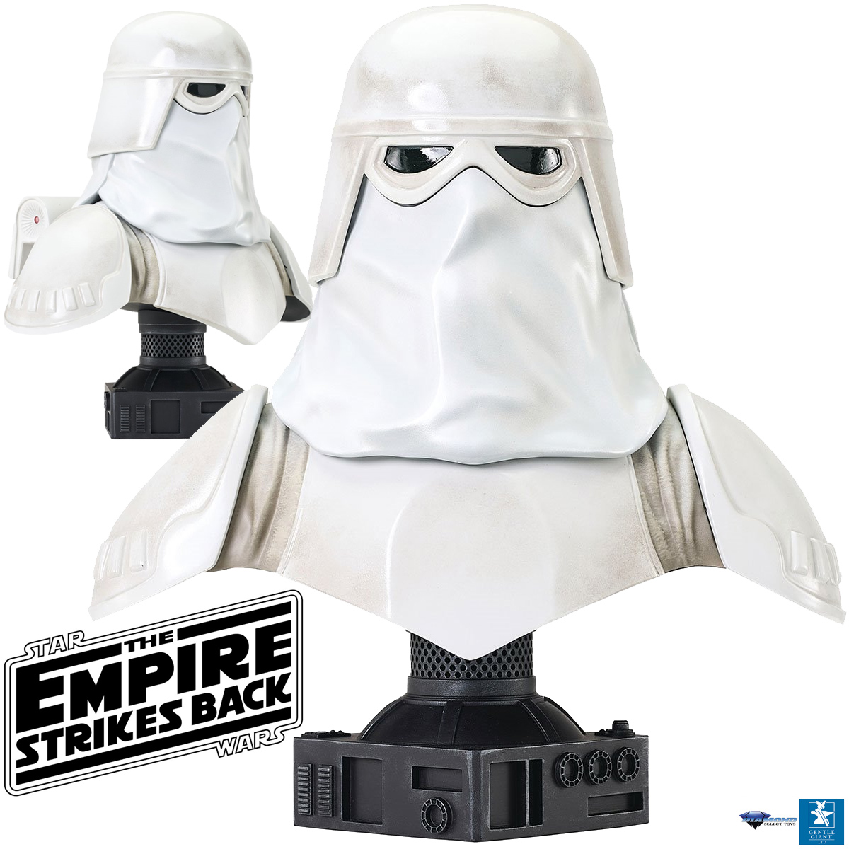 Busto Snowtrooper Legends in 3D em Star Wars O Império Contra Ataca