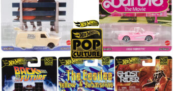 Carrinhos Hot Wheels Pop Culture 2025 com Débi & Lóide, Barbie, Beatles, DeLorean e Hell Charger