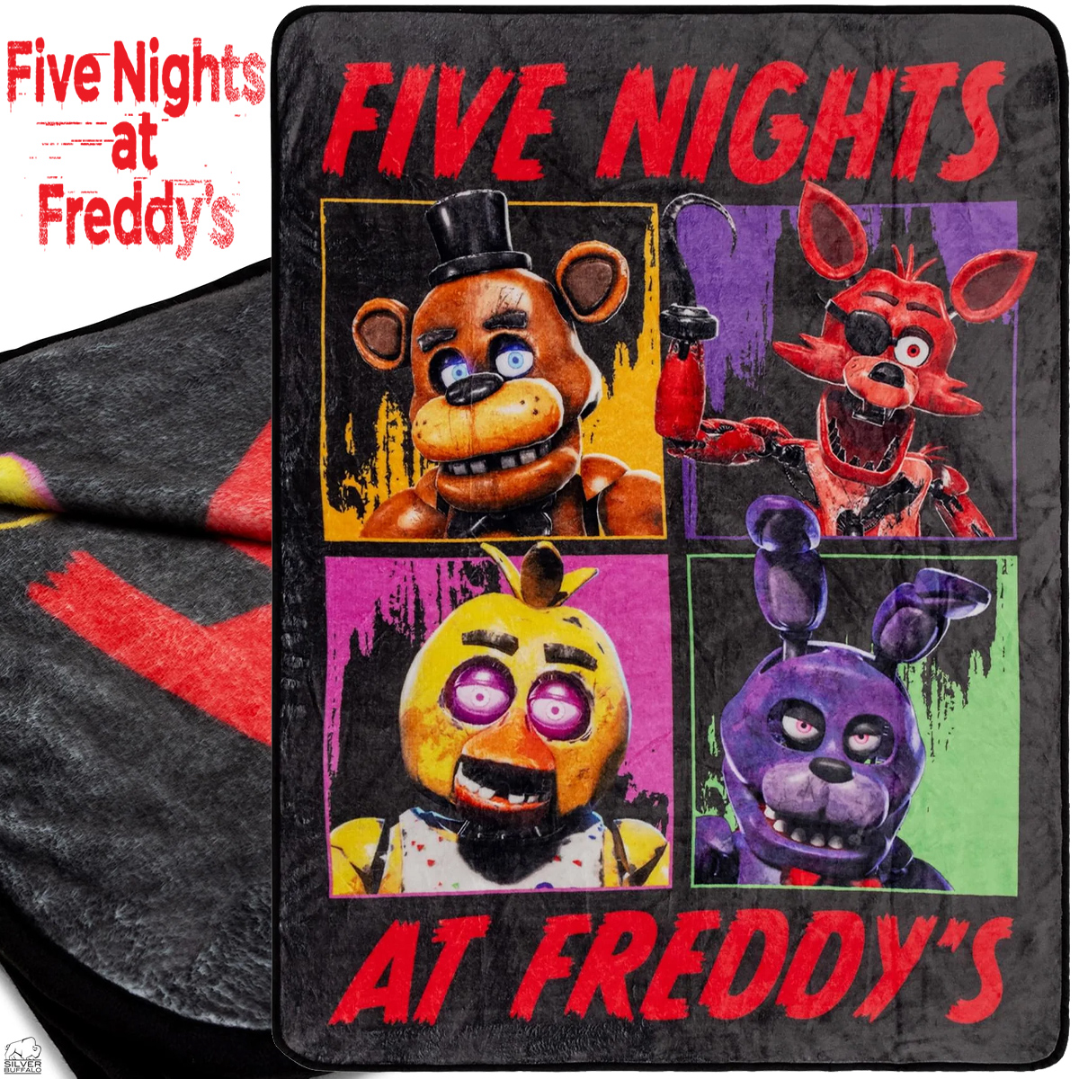 Cobertor de Lance Five Nights At Freddy's