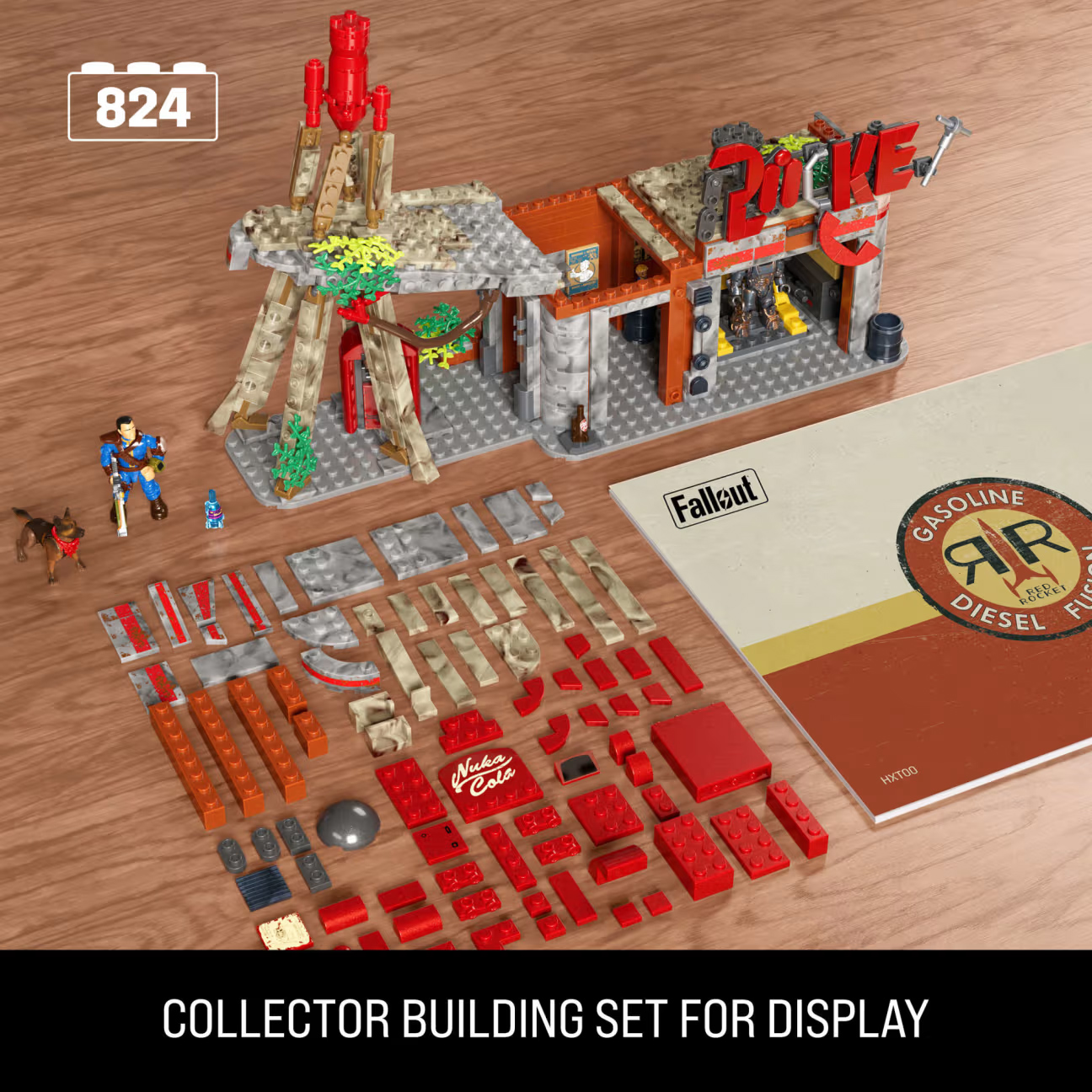 Fallout “Red Rocket Truck Stop Building” MEGA Building Blocks