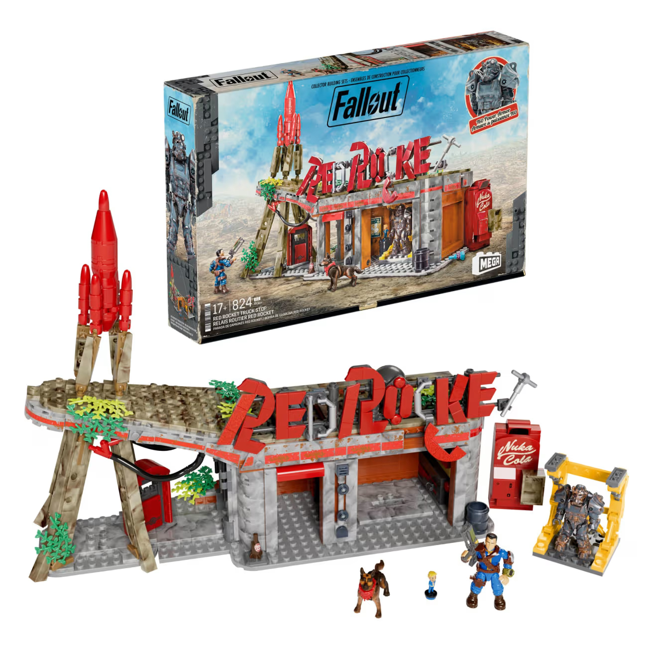 Fallout “Red Rocket Truck Stop Building” MEGA Building Blocks