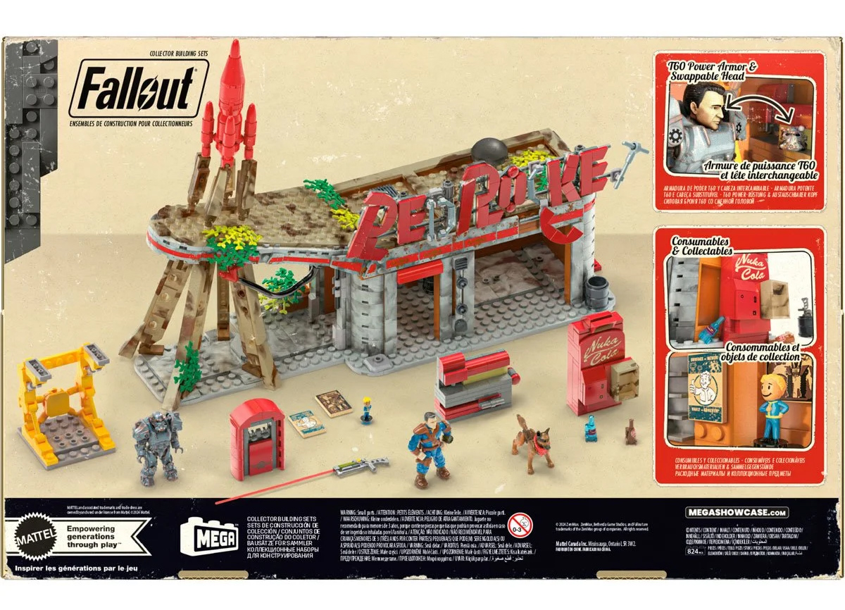 Fallout “Red Rocket Truck Stop Building” MEGA Building Blocks