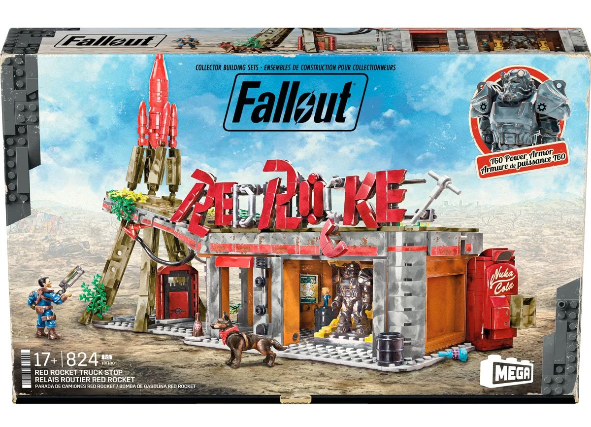 Fallout “Red Rocket Truck Stop Building” MEGA Building Blocks