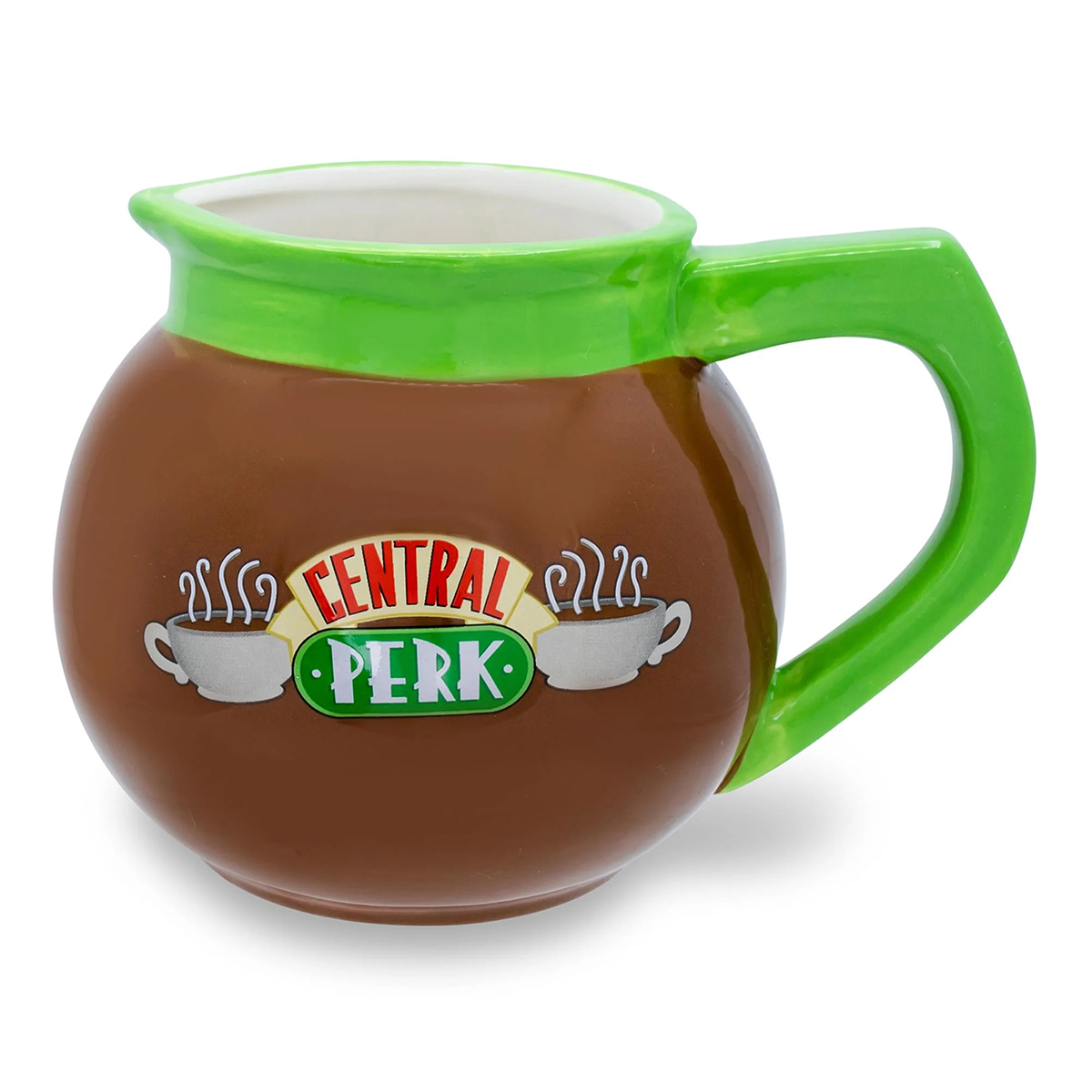 Caneca Esculpida “Pote de Café Central Perk” da Série Friends