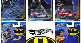 Batman Hot Wheels Silver Series 2025 com Carrinhos e Batplano