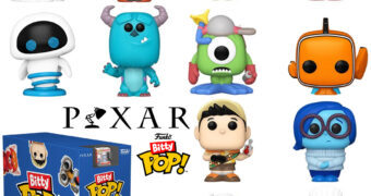 Micro-Figuras Funko Bitty Pop! dos Filmes da Pixar com 2,3 cm de altura