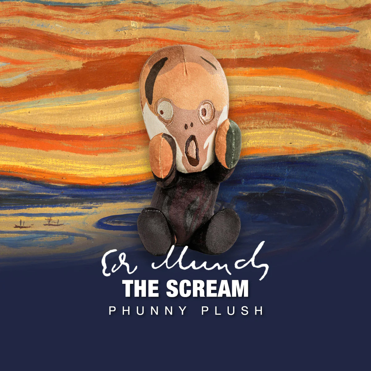 Phunny Plush Doll “The Scream” by Edvard Munch