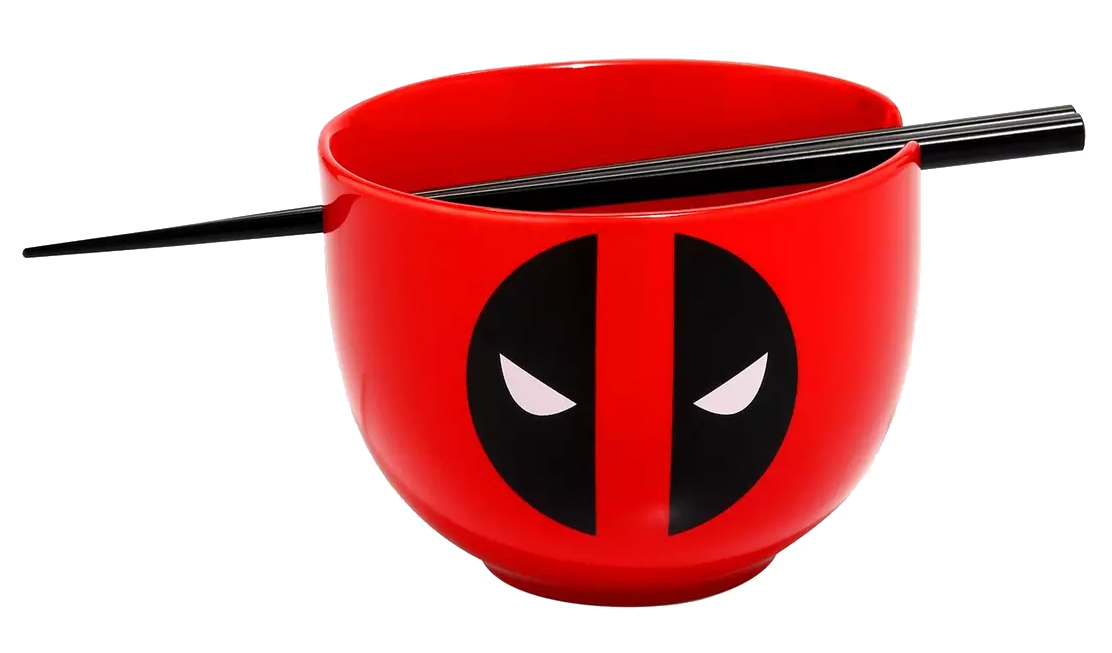 Tigela Deadpool para Ramen Sabor Chimichanga