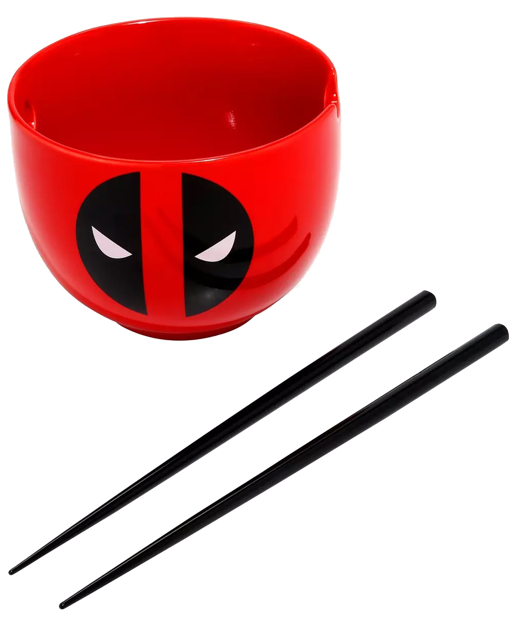 Tigela Deadpool para Ramen Sabor Chimichanga