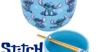 Tigela Ramen Stitch, a Experiência Genética nº626 com Hashis