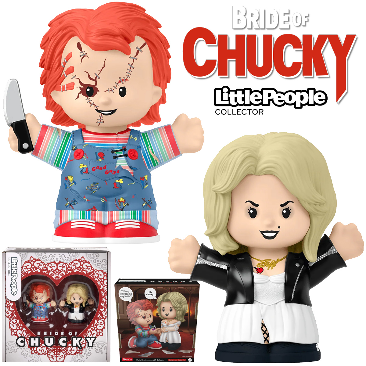 Bonecos Little People Collector A Noiva de Chucky