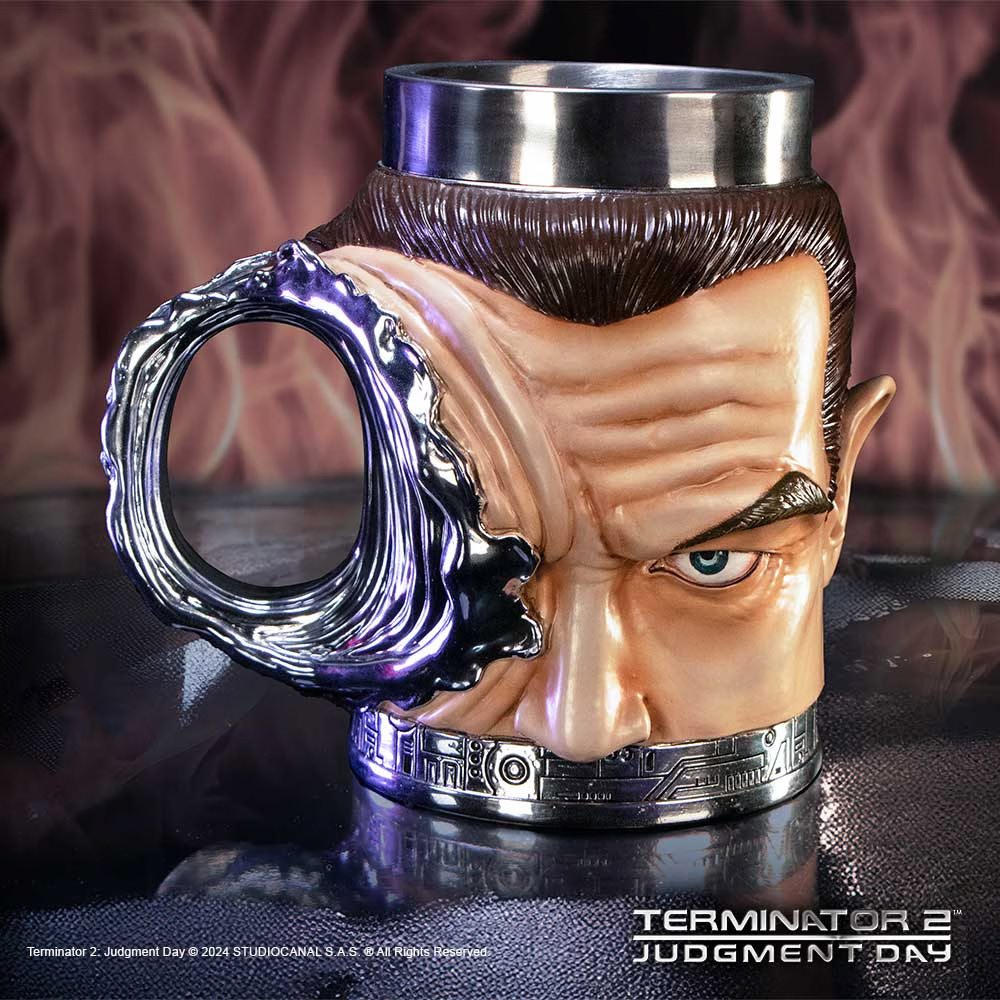 Caneca Tankard T-1000 de O Exterminador do Futuro 2 - O Julgamento Final