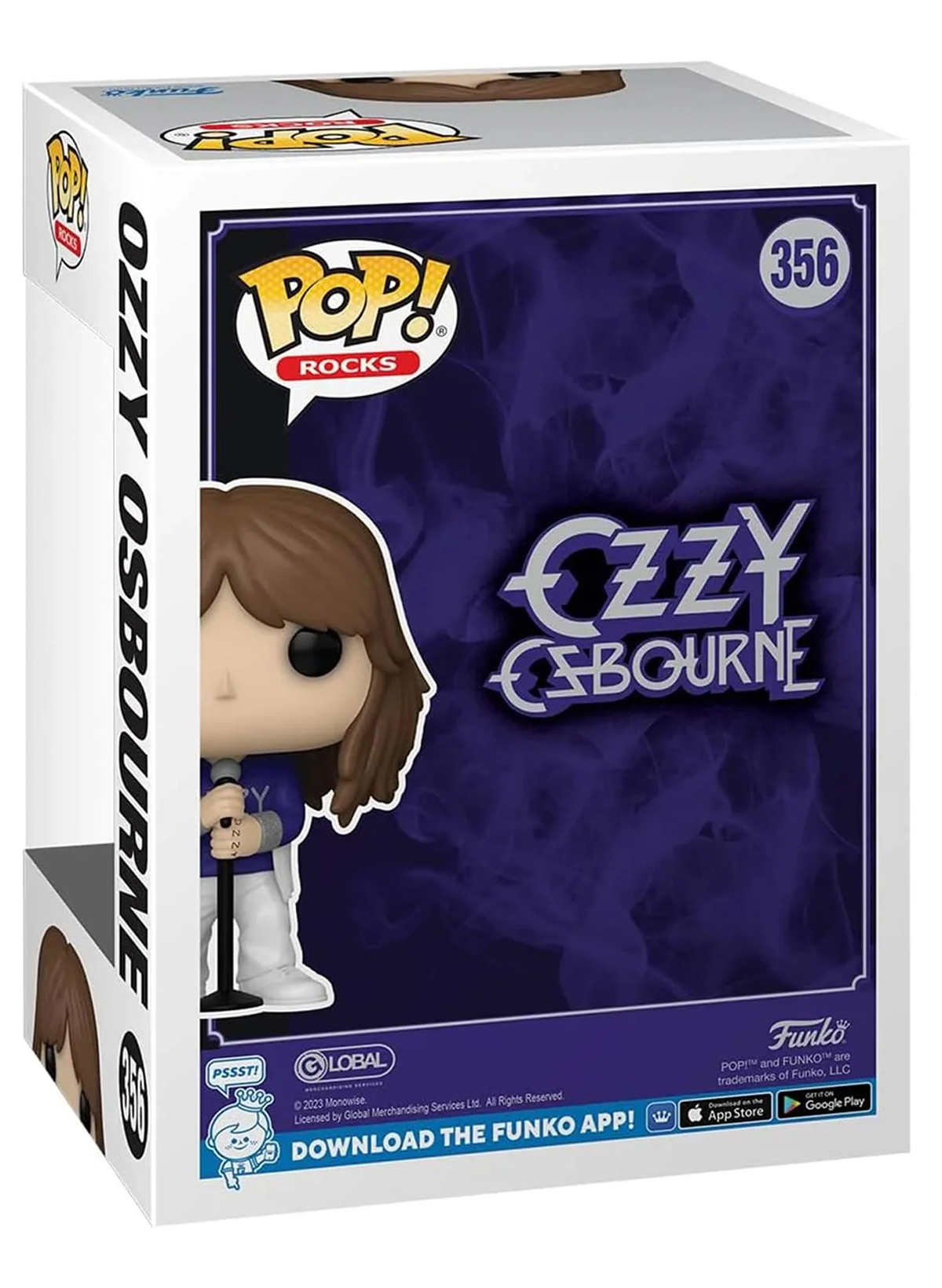 Boneco Pop! Rocks Ozzy Osbourne com Traje de Franjas Brancas