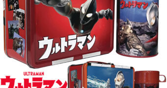 Lancheira Ultraman Tin Titans com Garrafa Térmica