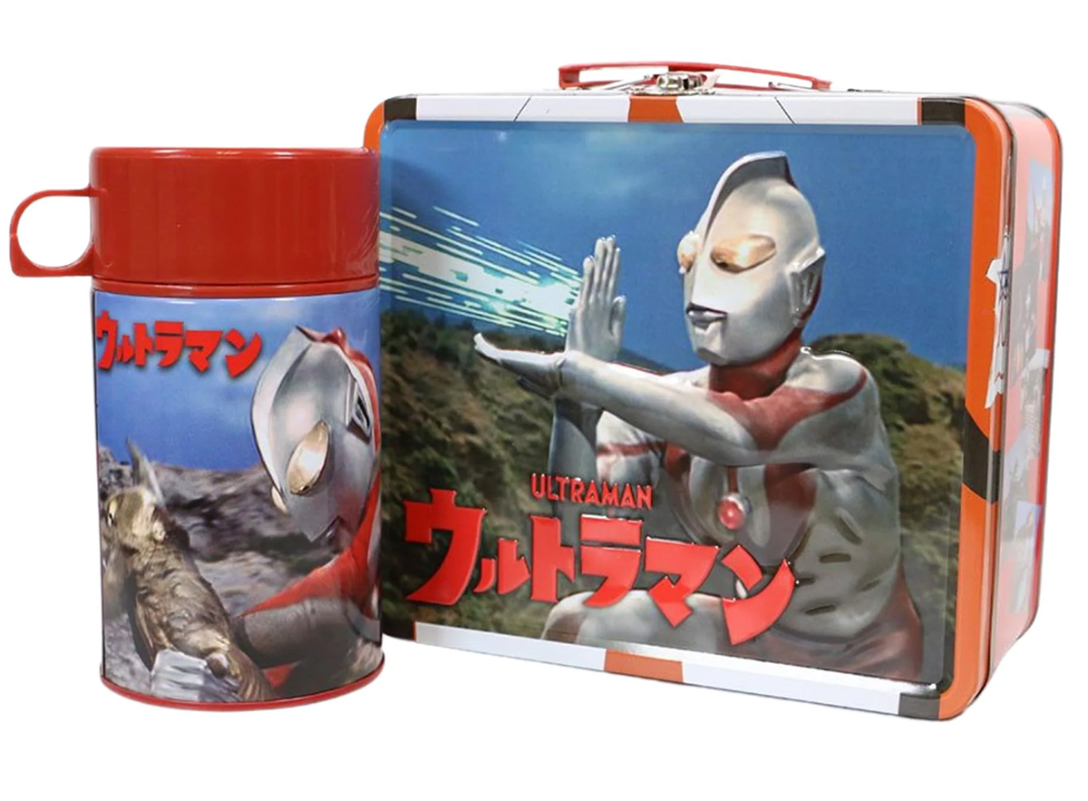 Lancheira Ultraman Tin Titans com Garrafa Térmica