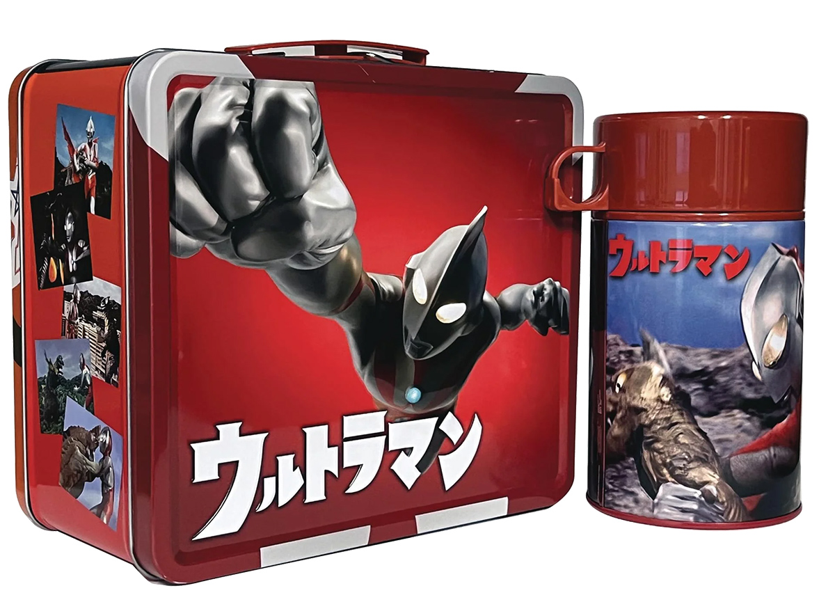 Lancheira Ultraman Tin Titans com Garrafa Térmica