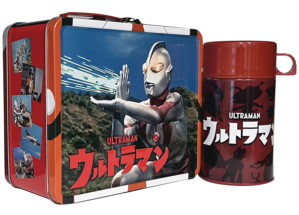 Lancheira Ultraman Tin Titans com Garrafa Térmica