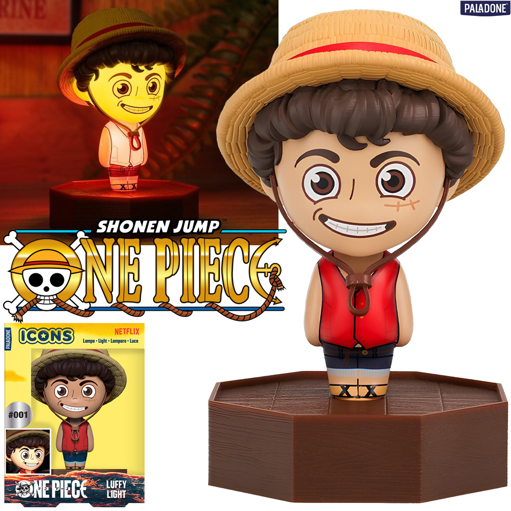 Luminária Monkey D. Luffy Icon Light do Anime One Piece