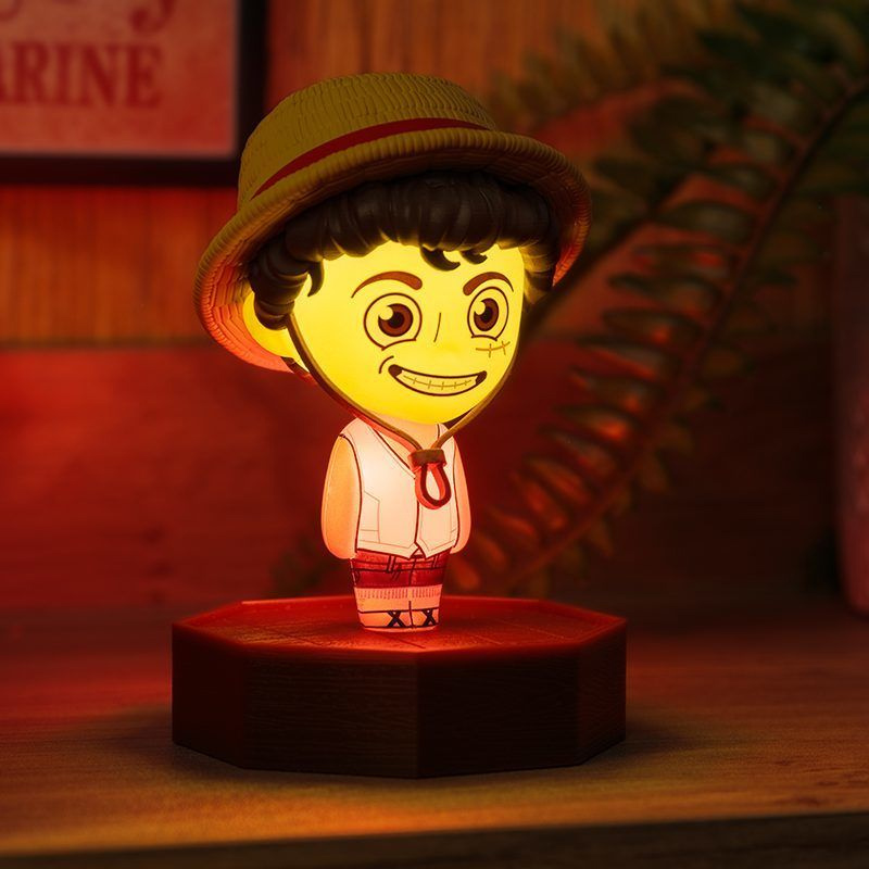 Luminária Monkey D. Luffy Icon Light do Anime One Piece