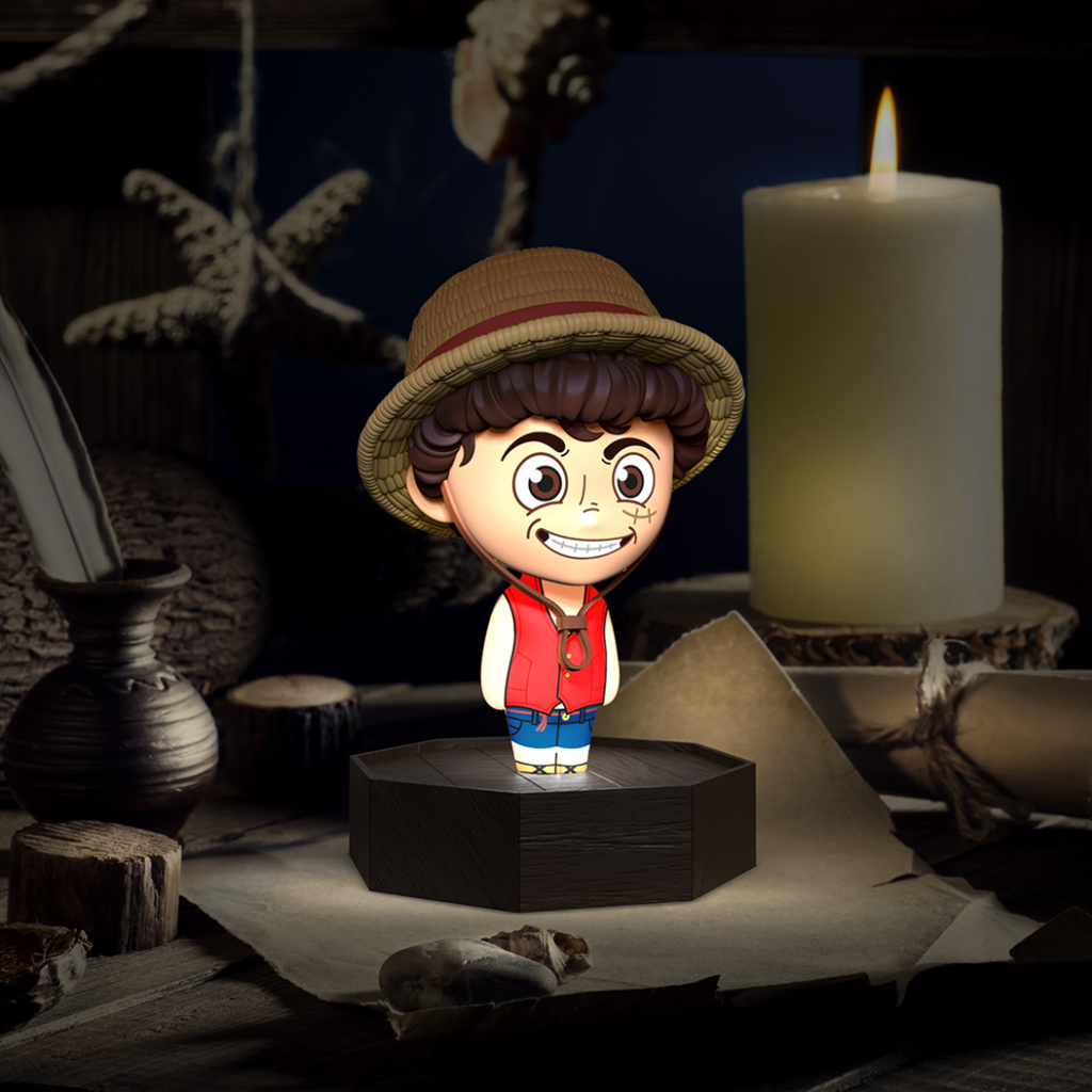 Luminária Monkey D. Luffy Icon Light do Anime One Piece