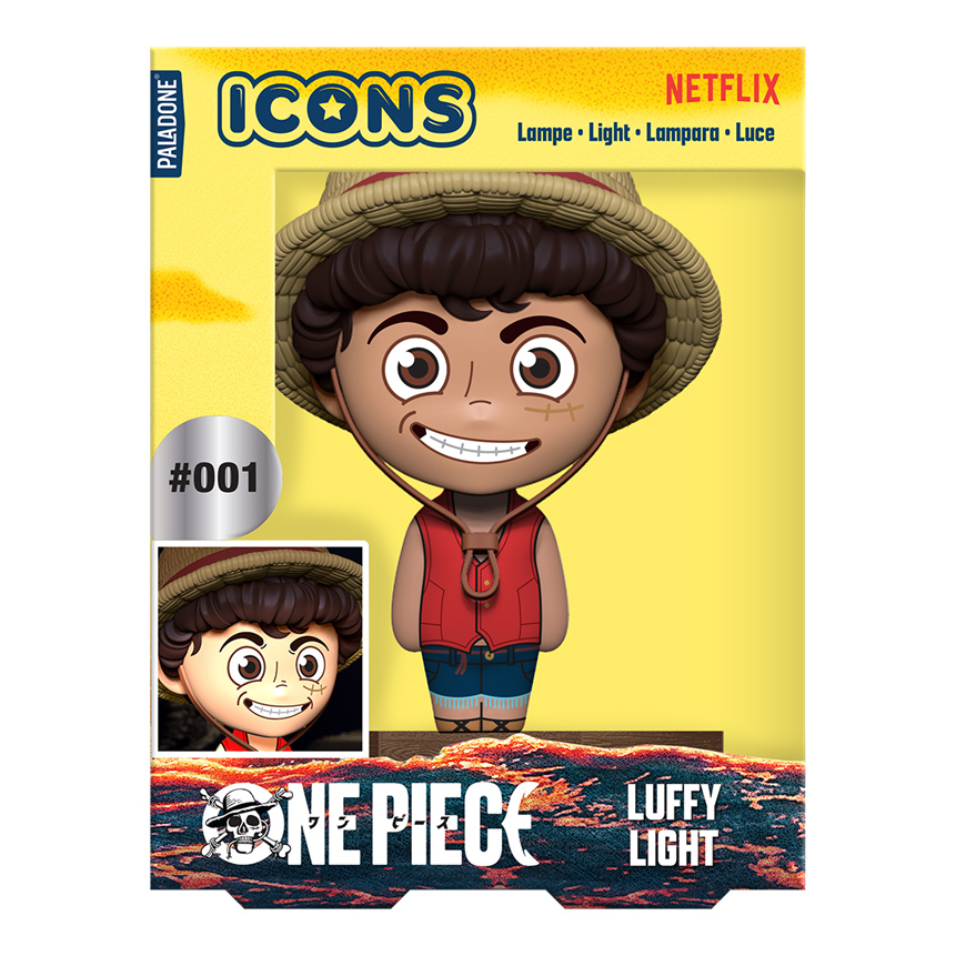 Luminária Monkey D. Luffy Icon Light do Anime One Piece