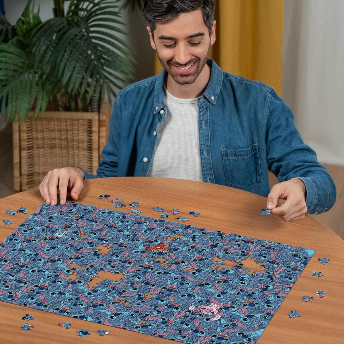 Quebra-Cabeça Impossível Stitch Challenge com 1.000 Peças (Ravensburger)