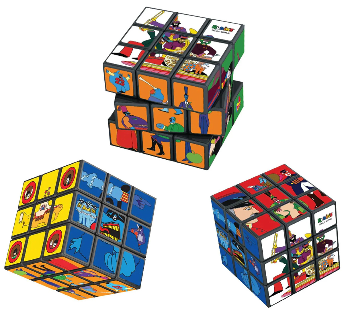 Cubo de Rubik The Beatles Yellow Submarine