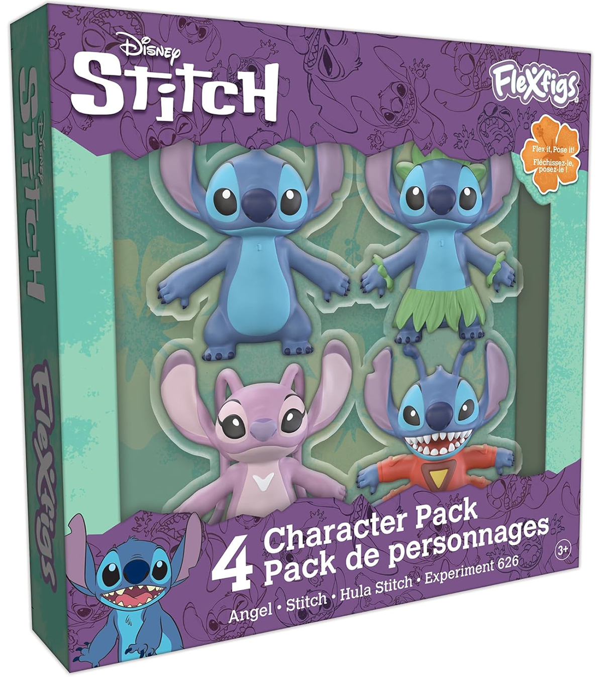 Bonecos Flexíveis Lilo & Stitch FleXfigs Bendable