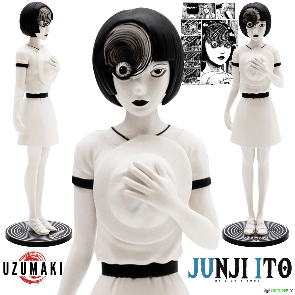 Estátua Azami Kurotani do Mangá Uzumaki de Junji Ito