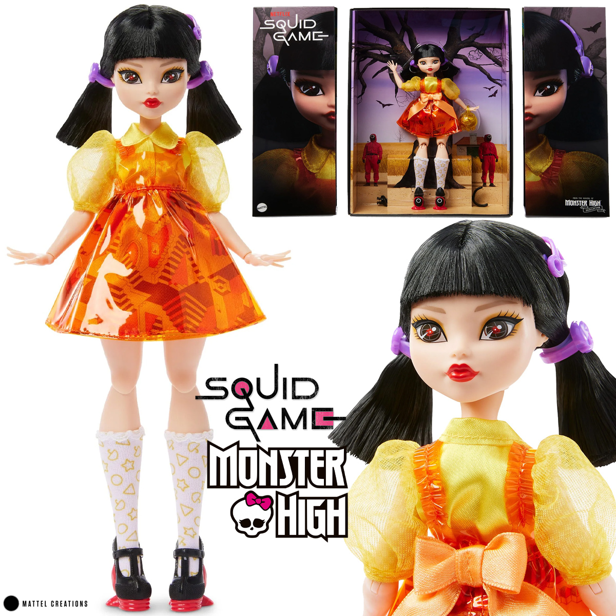 Boneca Young-Hee Monster High Skullector da Série Round 6 (Squid Game)