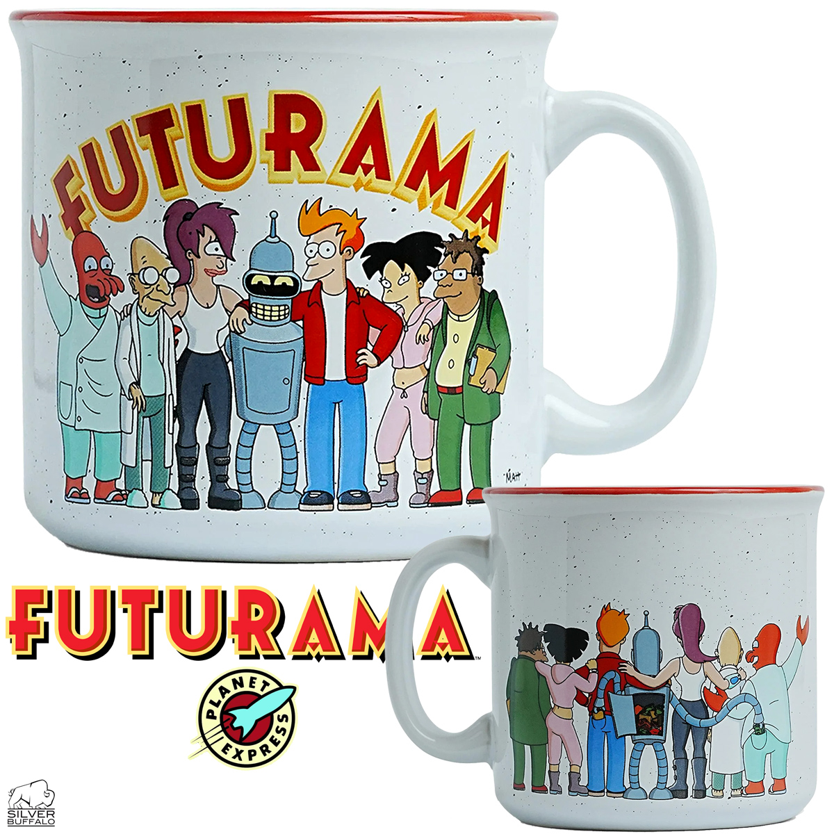 Caneca Camper Futurama “Planet Express Crew”