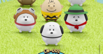 Mini Figuras Peanuts “Cutie World” com Snoopy, Lucy e Charlie Brown