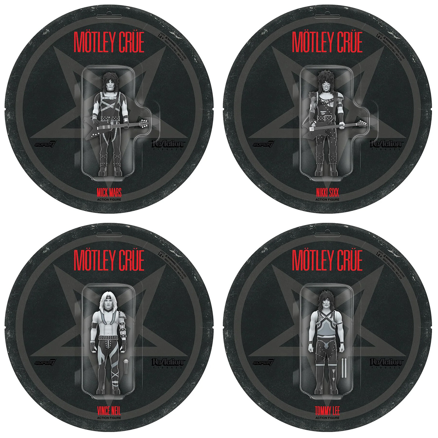 Action Figures Motley Crue ReAction do Álbum “Shout At The Devil”