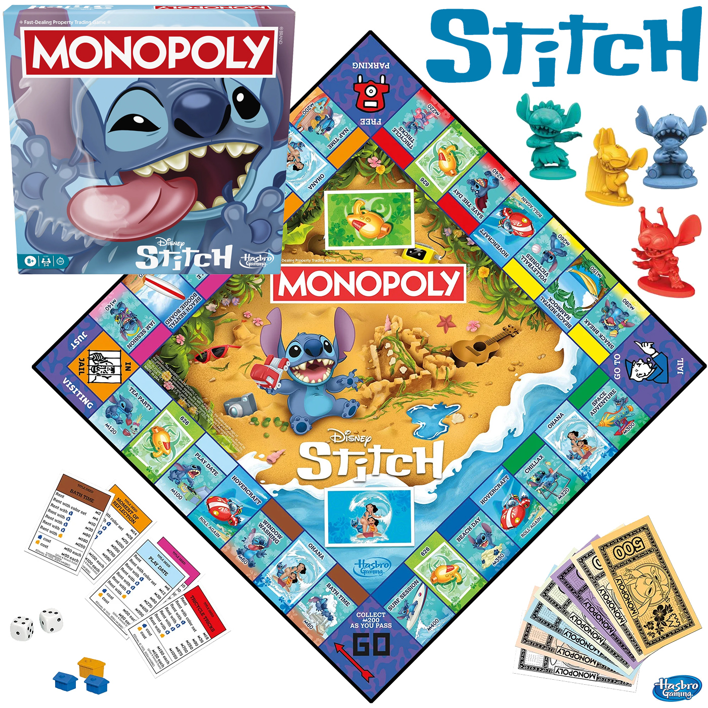 Jogo Monopoly do Alienígena Stitch