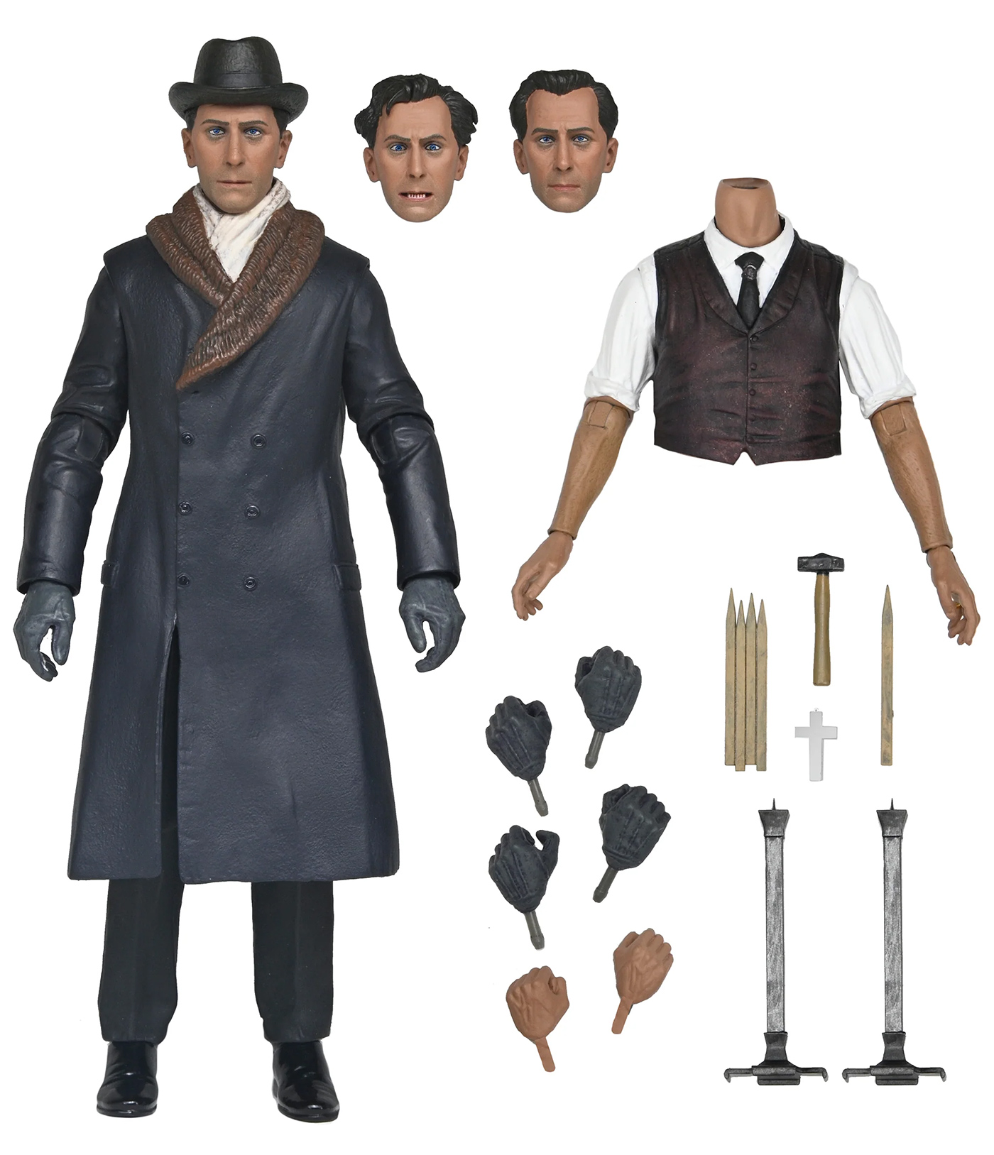 Van Helsing (Peter Cushing) em Drácula, O Vampiro da Noite (1958) – Action Figure Hammer Horror Ultimate