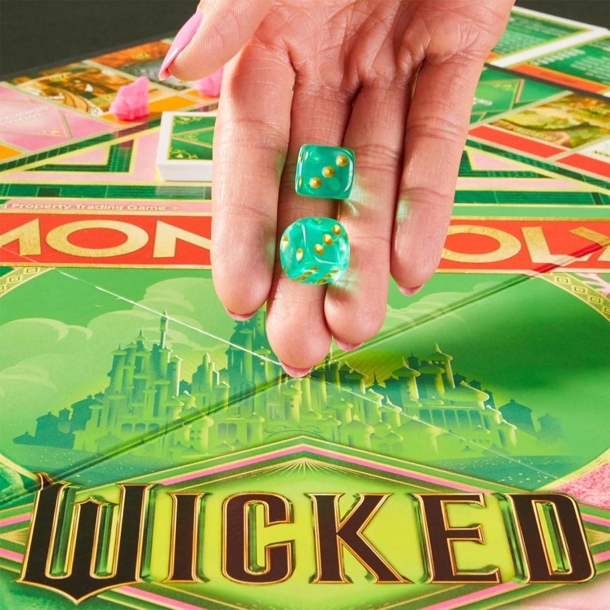 Jogo Monopoly do Filme Wicked na Terra de Oz