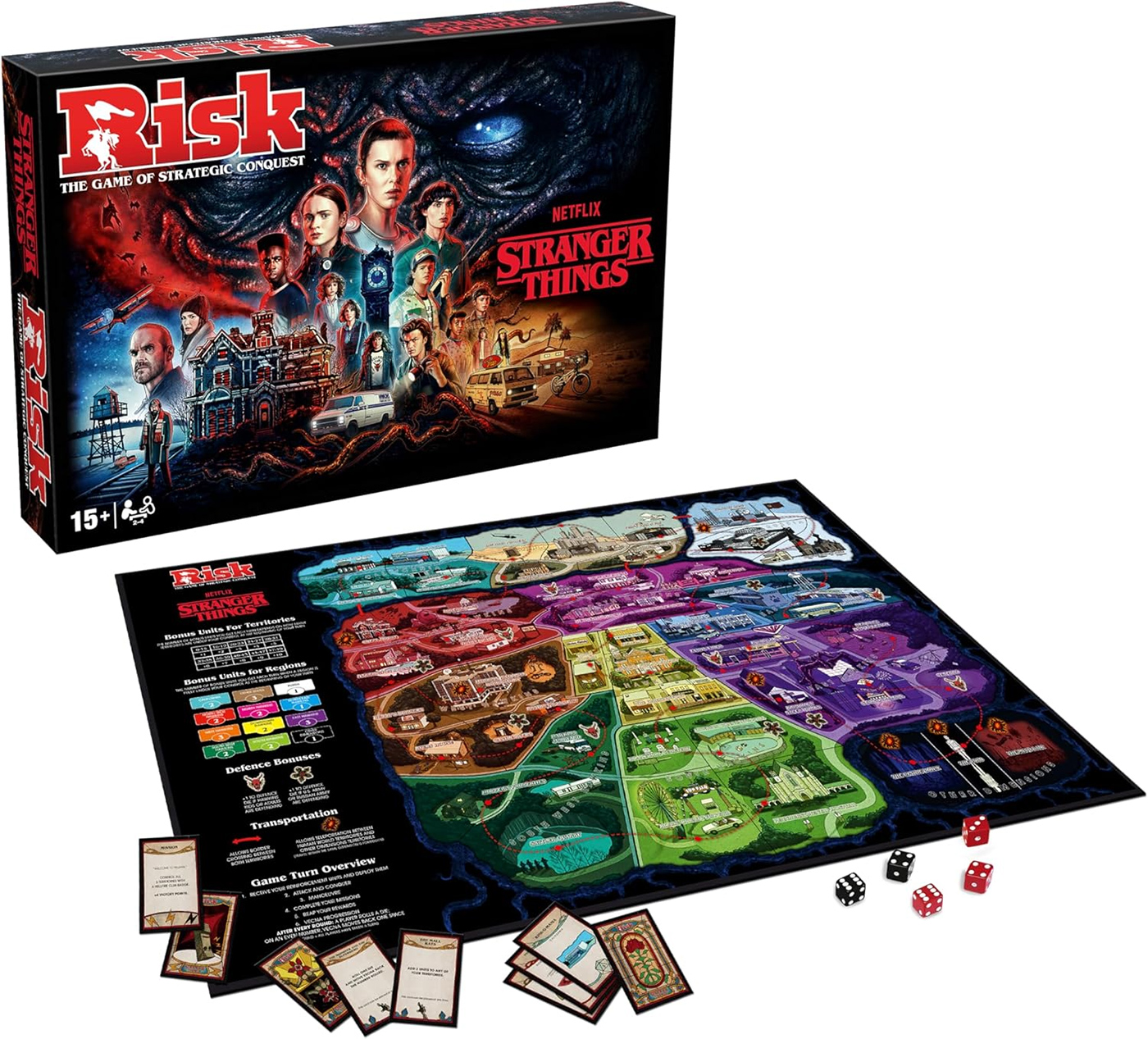 Jogo de Tabuleiro Stranger Things Risk (War)