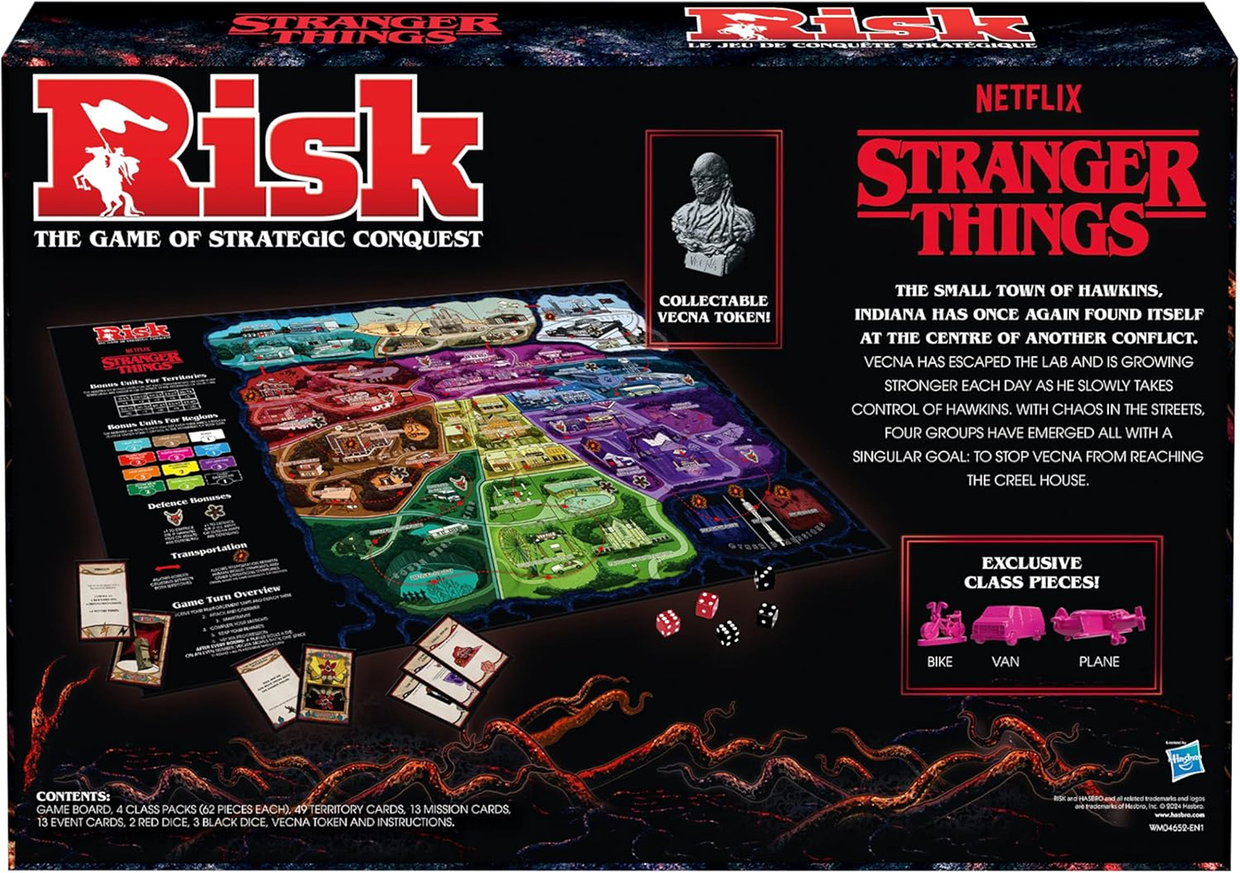 Jogo de Tabuleiro Stranger Things Risk (War)