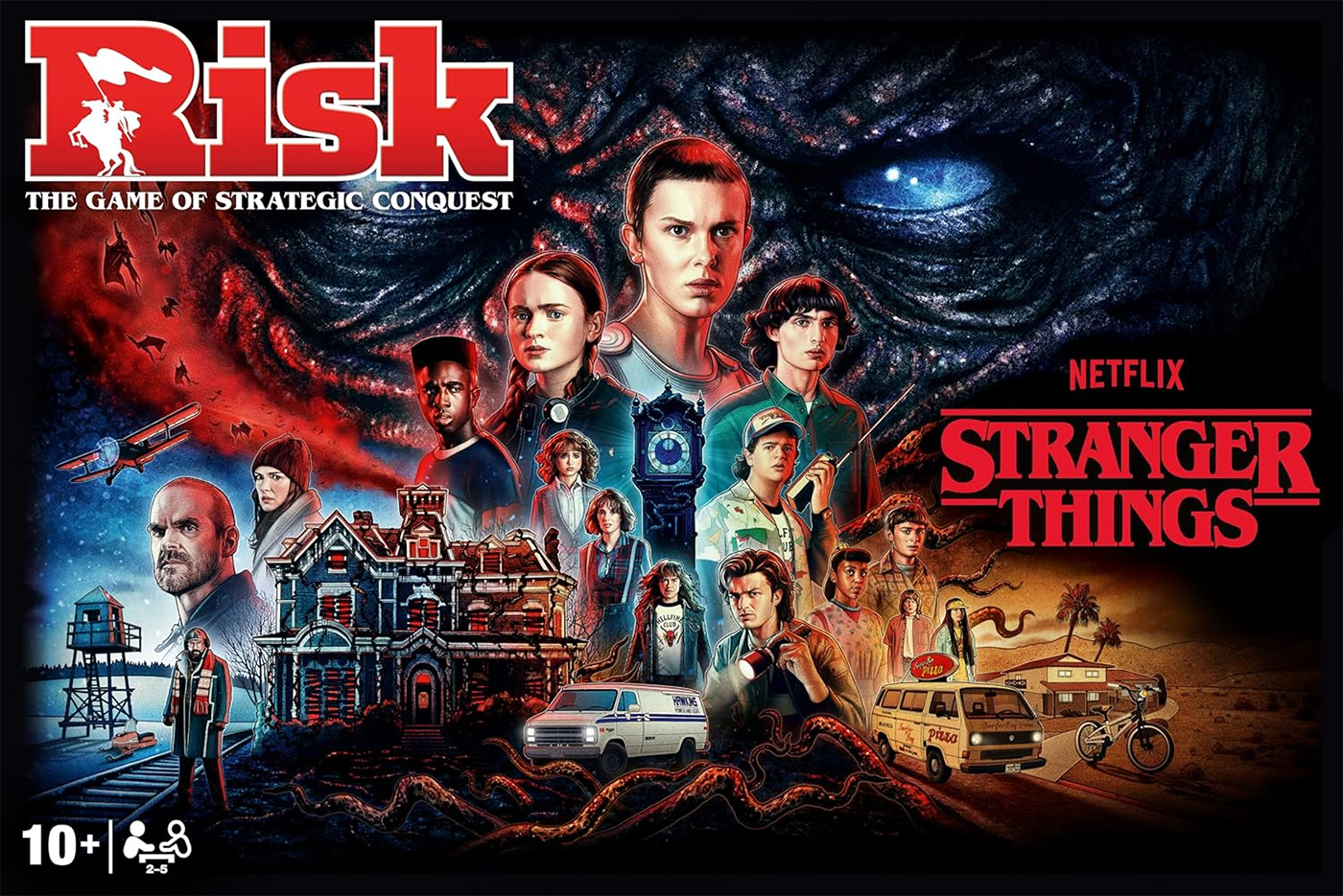 Jogo de Tabuleiro Stranger Things Risk (War)