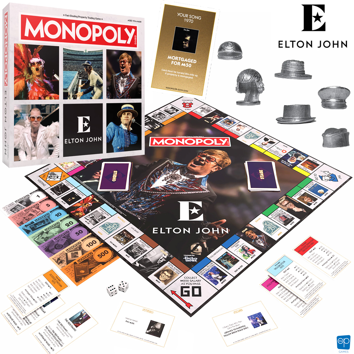 Jogo de Tabuleiro Monopoly Elton John Edition