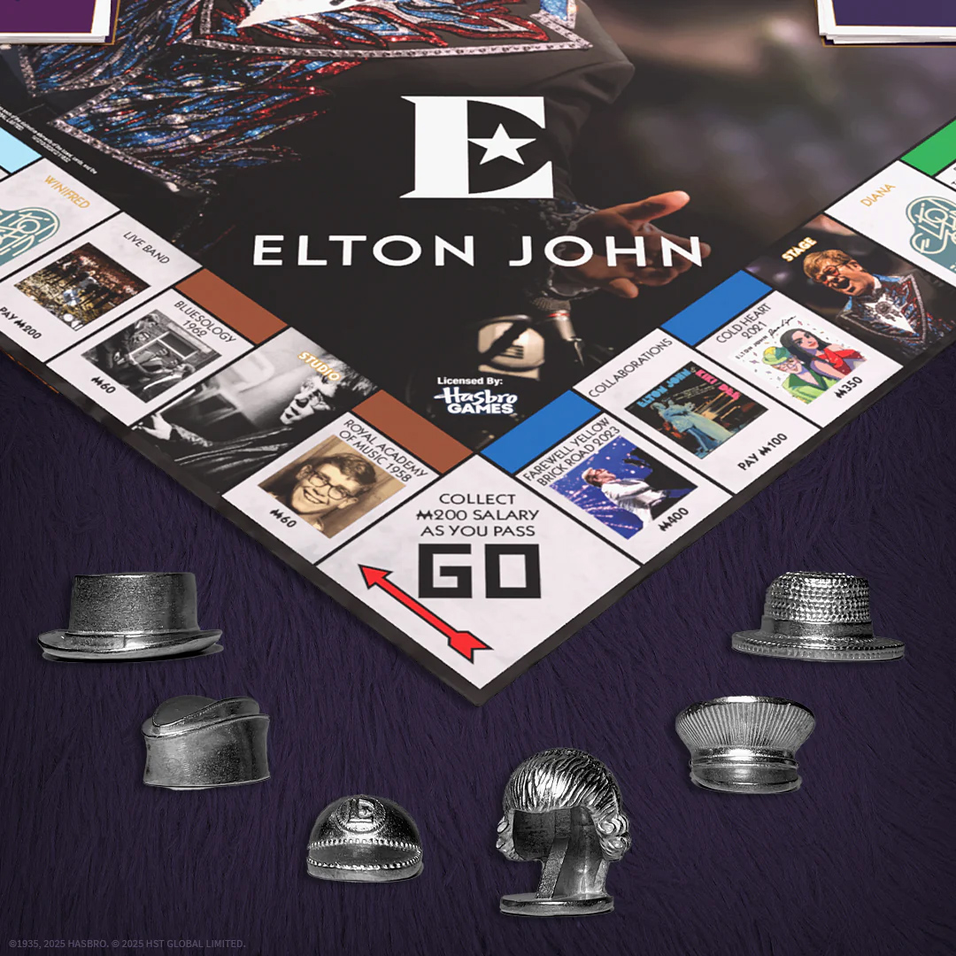 Jogo de Tabuleiro Monopoly Elton John Edition